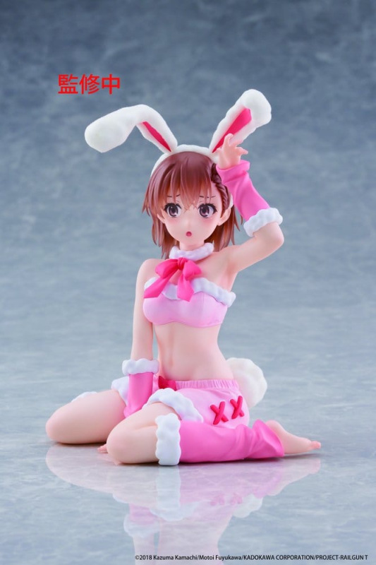 A Certain Scientific Railgun Moflock PVC Figure Mikoto Misaka (Fluffy Bunny Ver.) 13 cm 8