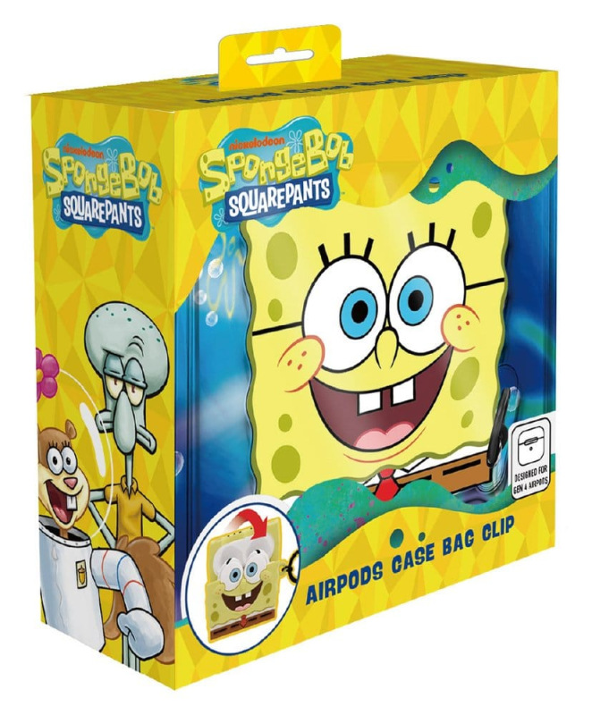 SpongeBob 3D Foam Airpods Case Bag Clip Display (12) 1