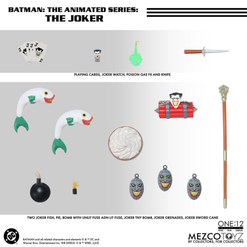 Batman: The Animated Series Action Figure 1/12 The Joker 17 cm 12
