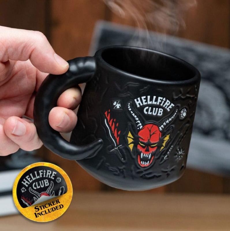 Stranger Things: Hellfire Club Demon Embossed Mug