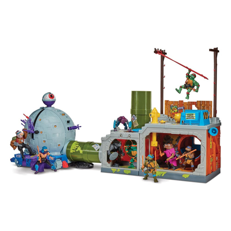 Teenage Mutant Ninja Turtles Building Secret Sewer Lid Playset Mutant Module heo EU Exclusive 30 cm 2