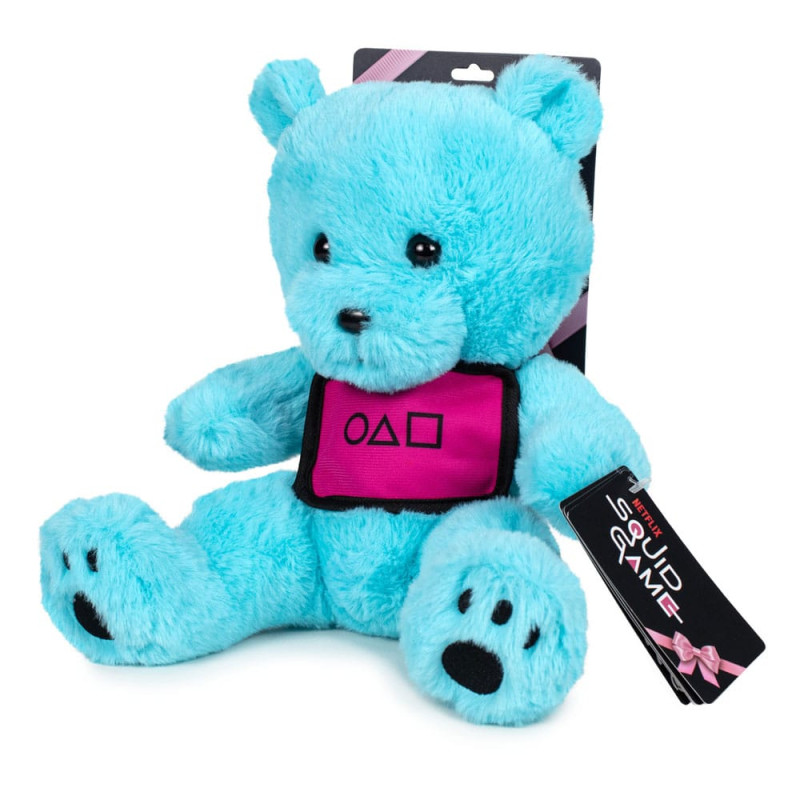 Squid Game Plush Figure Teddy Bear with Backing Card Packaging 25 cm 1