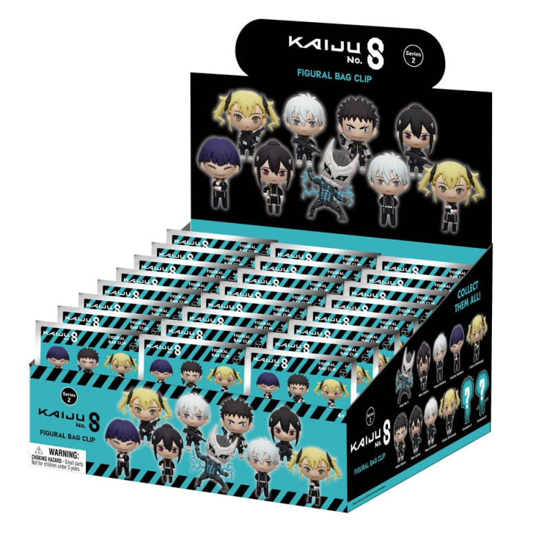 Kaiju No. 8 PVC Bag Clips Series 2 Display (24) 2