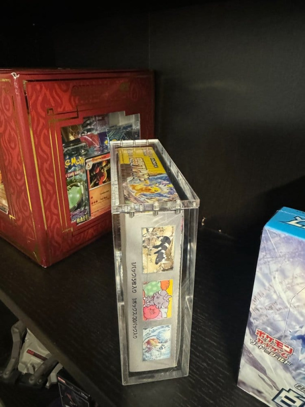 Evoretro Acrylic Display Case for Pokémon Large Japanese Booster Box 9