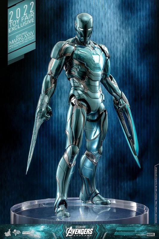 Avengers Endgame: Iron Man Mark LXXXV (Holographic) 1/6 Diecast Action Figure - Hot Toys