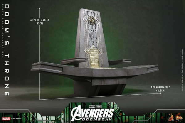 Avengers: Doomsday Movie Masterpiece Action Figure Accessory 1/6 Doom's Throne 33 cm 14