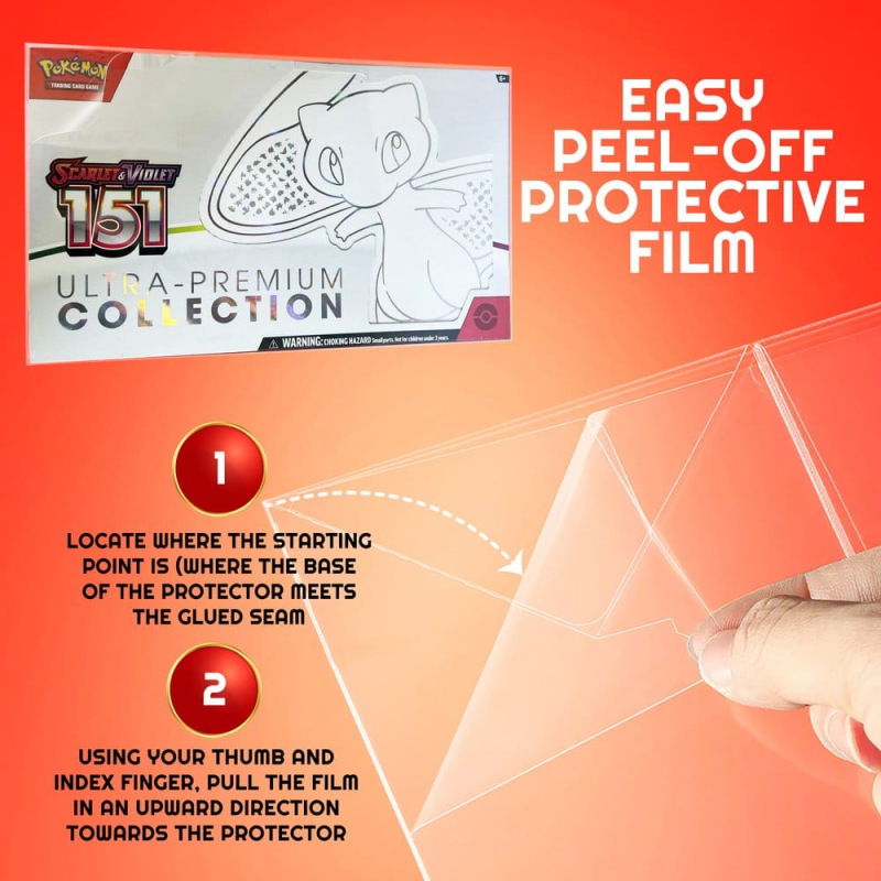 Evoretro PET Protectors 2-Pack for Pokémon 151 Scarlet & Violet Ultra Collection Box 6
