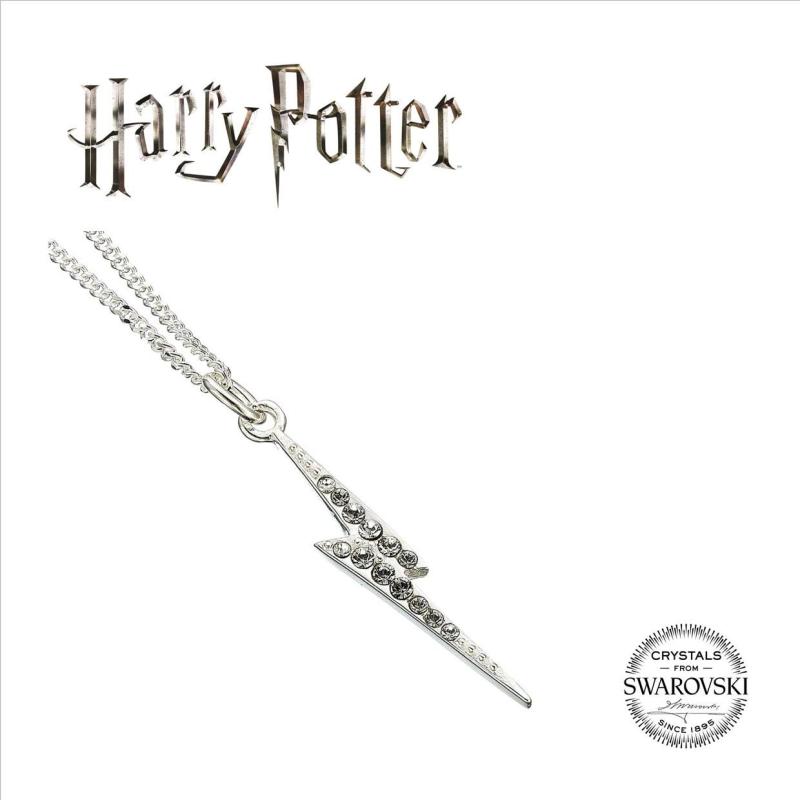 Harry Potter x Swarovski Necklace & Charm Lightning Bolt