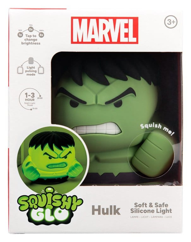 Marvel Universe SquishyGlo Silicon Light Hulk Rechargeable 15 cm 6