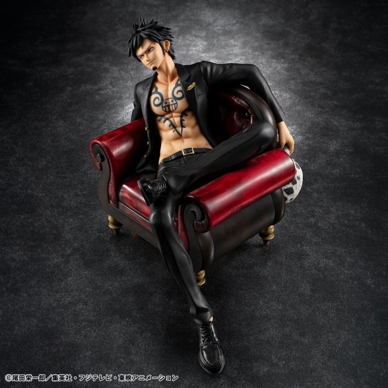 One Piece Portrait.Of.Pirates "S.O.C" PVC Figure Trafalgar Law Ver.R 11