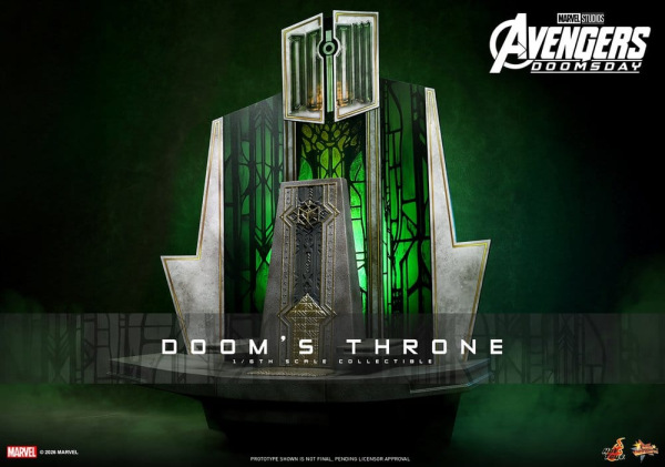 Avengers: Doomsday Movie Masterpiece Action Figure Accessory 1/6 Doom's Throne 33 cm 1