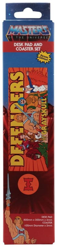 Masters of the Universe Desk Pad & Coaster Set Heroes 5