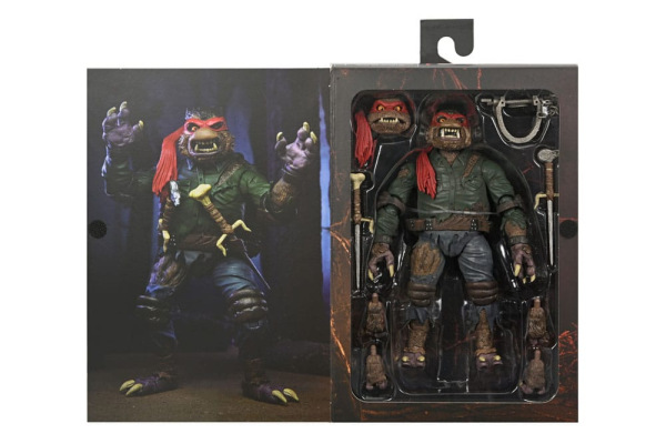 Universal Monsters/Teenage Mutant Ninja Turtles Action Figure Raphael as the Wolfman 18 cm 7