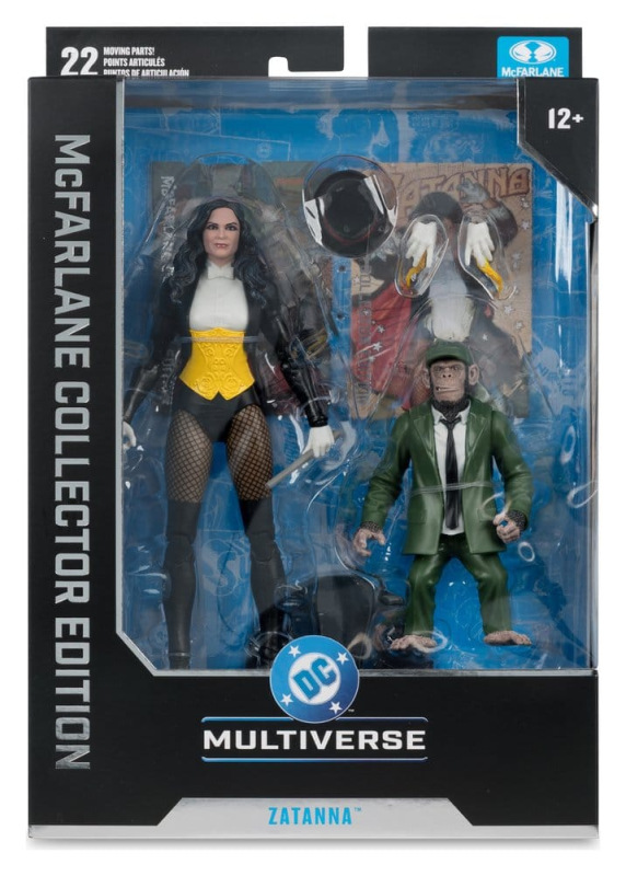 DC Multiverse McFarlane Action Figure Zatanna with Detective Chimp Collector Edition #53 18 cm 7