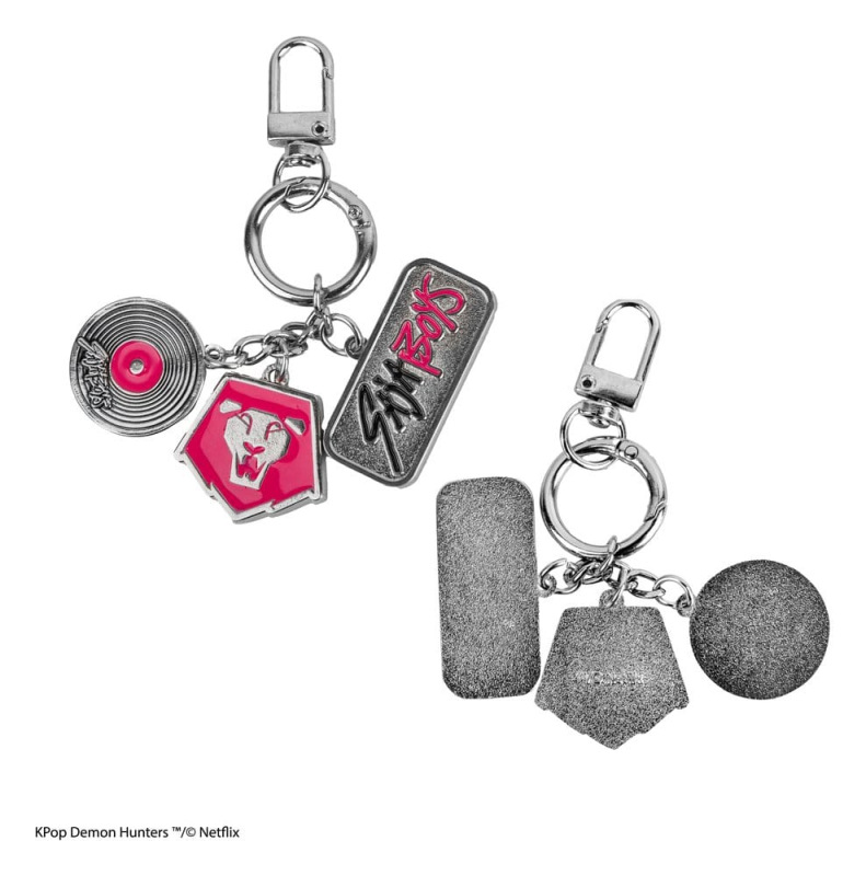 KPop Demon Hunters Charm Keychain Saja Boys 3