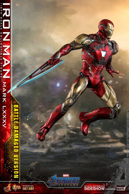 Avengers: Endgame Movie Masterpiece Diecast Action Figure 1/6 Iron Man Mark LXXXV (Battle Damaged Ve 10