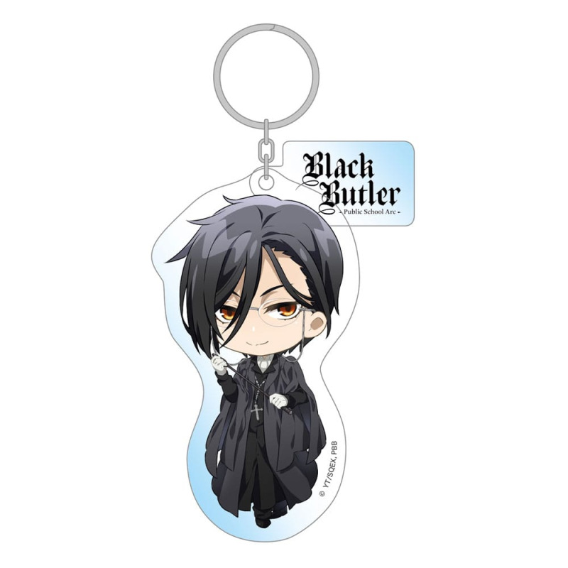 Black Butler: Public School Arc Acrylic Keychain Sebastian 8 cm