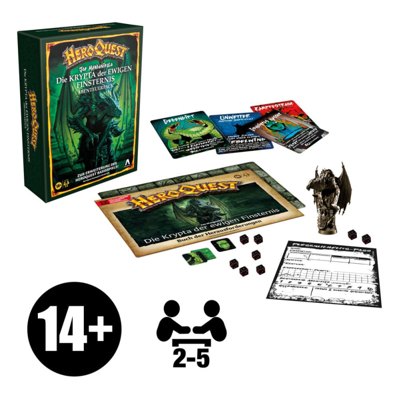HeroQuest Board Game Expansion Die Krypta der ewigen Finsternis Quest Pack *German Version* 4