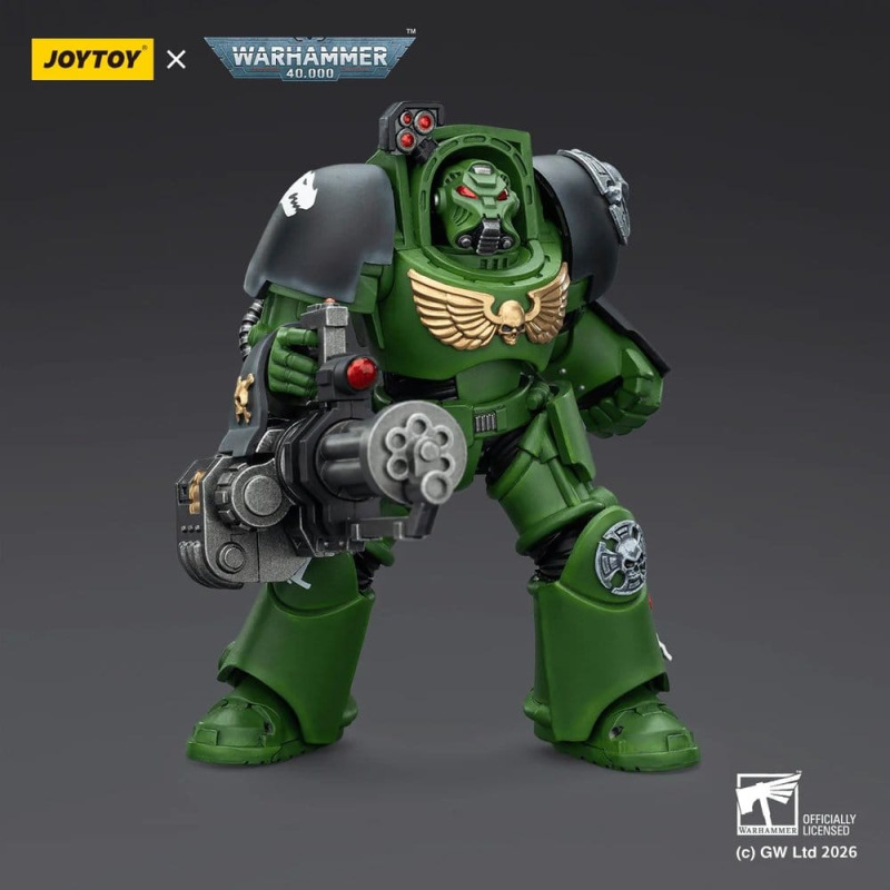 Warhammer 40,000 Action Figure Salamanders Terminator 3 with Power Fist and Assault Cannon 14 cm 1