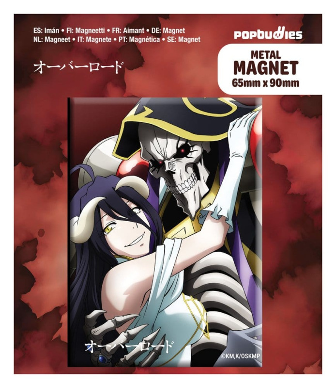 Overlord Fridge Magnet Albedo & Ainz