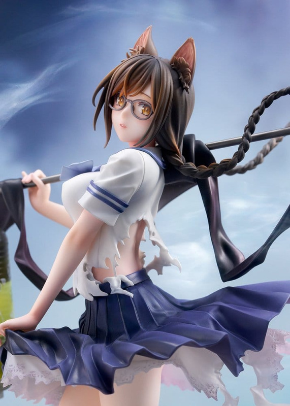 Comics Bakemonogatari PVC Figure 1/7 Tsubasa Hanekawa 26 cm 8