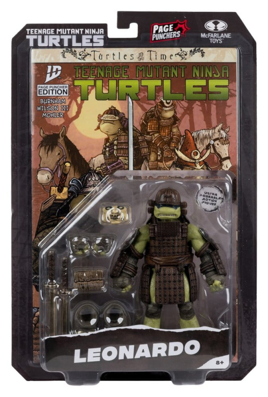 Teenage Mutant Ninja Turtles Page Punchers Action Figure Leonardo (Turtles in Time) 13 cm 7
