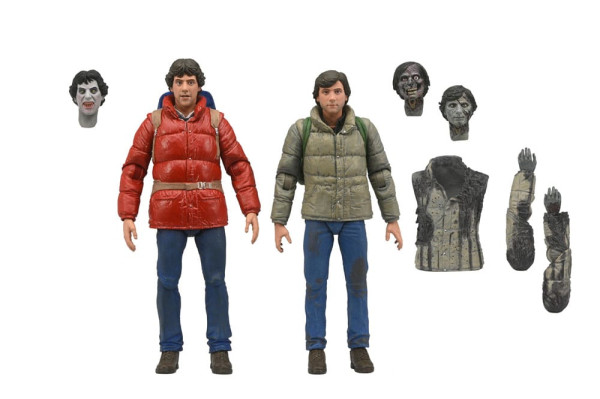 An American Werewolf In London Action Figures 2-Pack Jack & David 18 cm 7