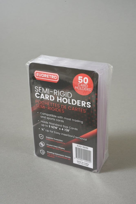 Evoretro Card Holders 50-Pack Semi-Rigid 8 x 12 cm 2