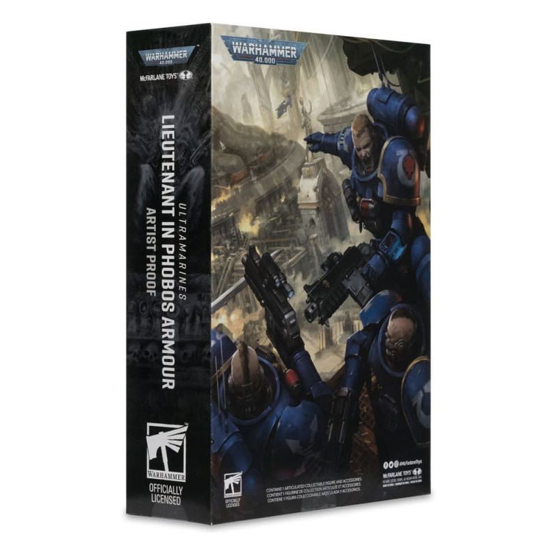 Warhammer 40,000 Action Figure Lieutenant in Phobos Armor (Ultramarines) (Artist Proof) 18 cm 8