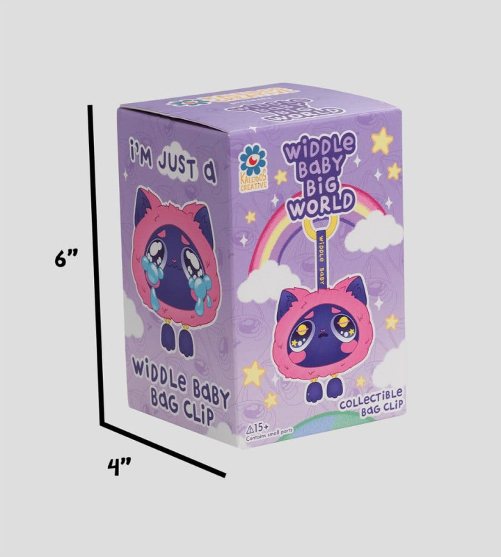 Widdle Baby Keychains 7 cm Blind Box Display (4) 6