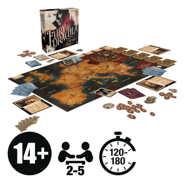 Fury of Dracula Board Game 5th Edition *German Version* 3
