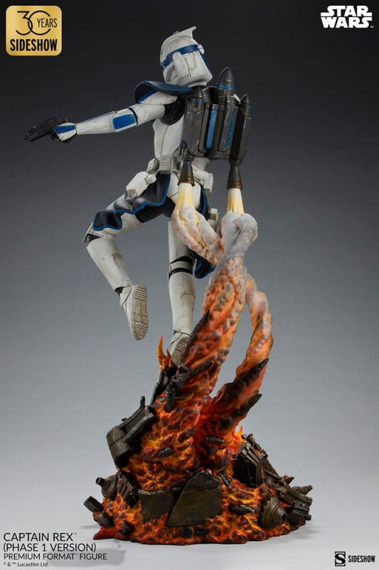 Star Wars Premium Format Figure Captain Rex (Phase 1 Version) Sideshow Exclusive 68 cm 7