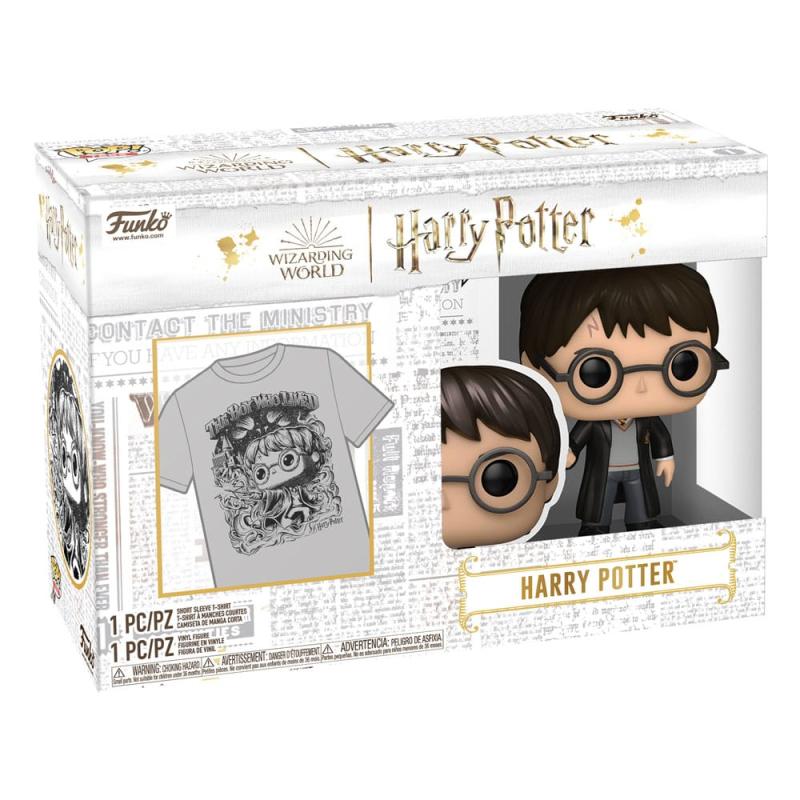 Harry Potter POP! & Tee Box Harry Potter (FL) Size L