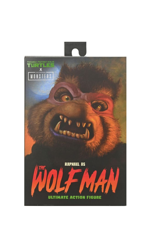 Universal Monsters/Teenage Mutant Ninja Turtles Action Figure Raphael as the Wolfman 18 cm 5