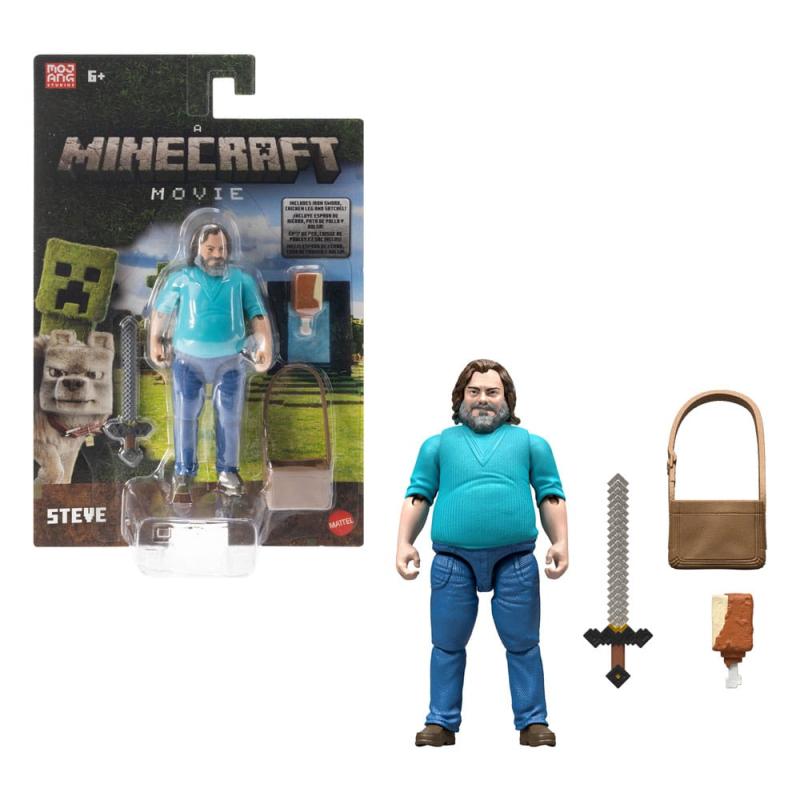 A Minecraft Movie Action Figure Steve 10 cm 3