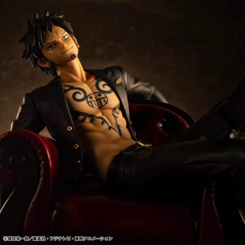 One Piece Portrait.Of.Pirates "S.O.C" PVC Figure Trafalgar Law Ver.R 4