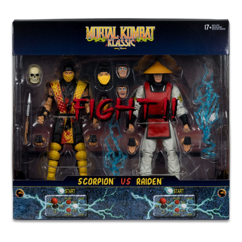 Mortal Kombat Action Figure 2-Pack Scorpion vs. Raiden (Klassics) 18 cm 10