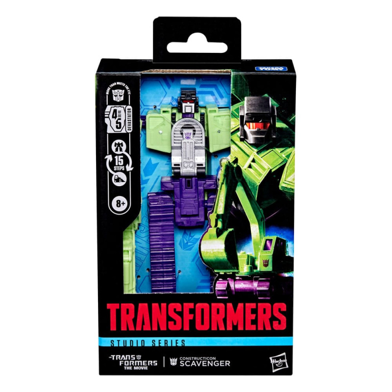 The Transformers: The Movie Studio Series Deluxe Class Action Figure Constructicon Scavenger 11 cm 4
