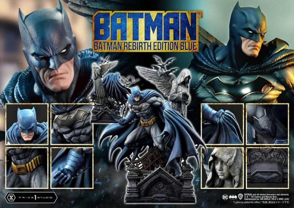 Batman Ultimate Premium Masterline Series Statue 1/4 Batman Rebirth Edition Blue Deluxe Version 71 c 9