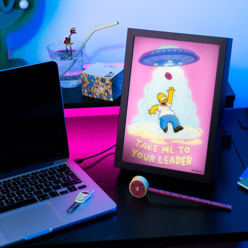 The Simpsons Framed LED Poster 20 x 28 cm 3