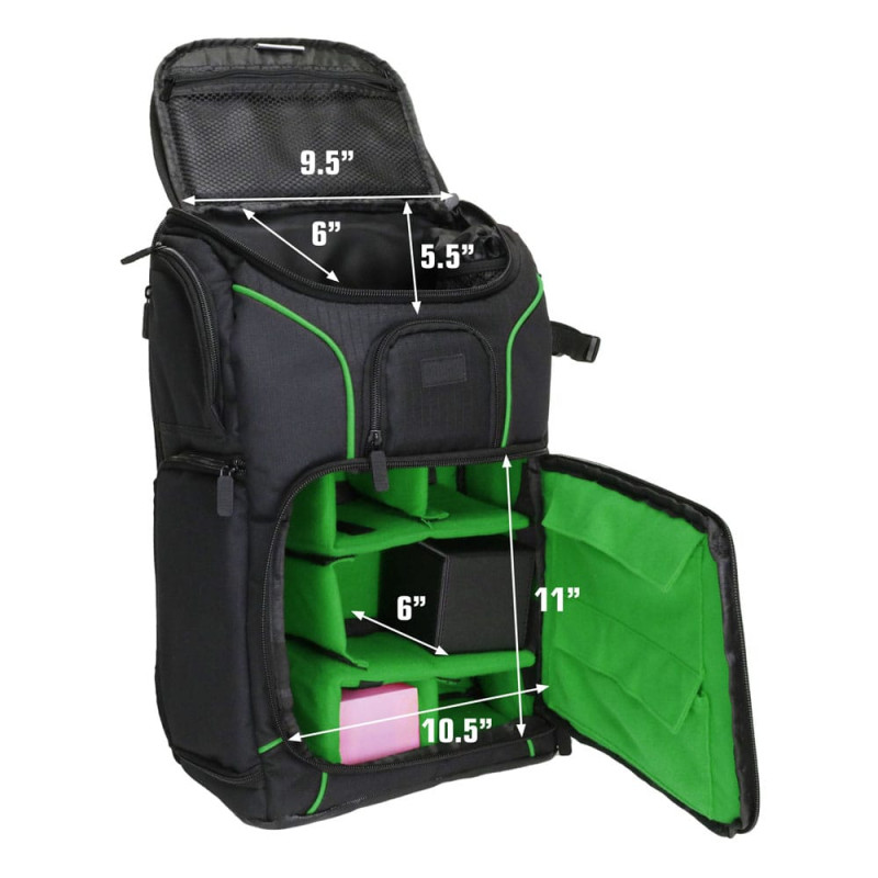 USA Gear MTG Backpack Green 2