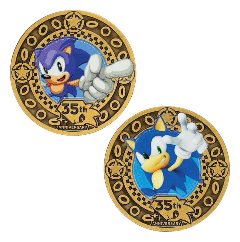 Sonic the Hedgehog Collectable Coin 35th Anniversary Limited Edition 1