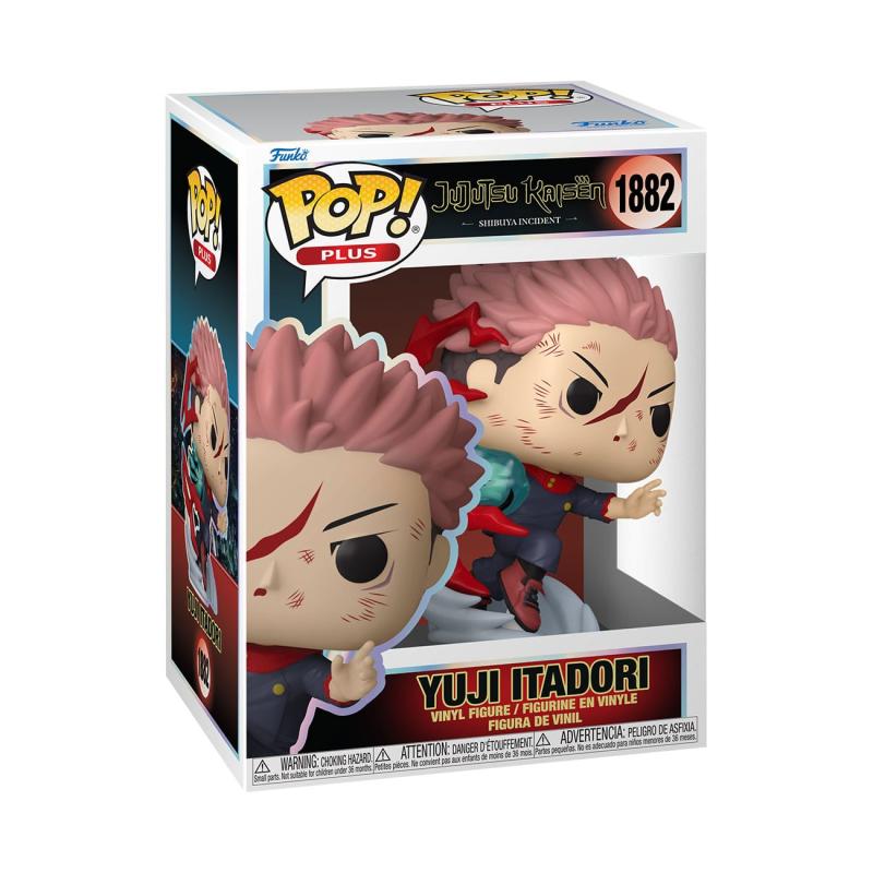 Jujutsu Kaisen POP! Plus Animation Vinyl Figures Yuji Itadori 9 cm 1