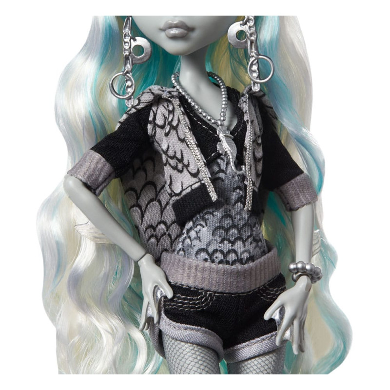 Monster High Reel Drama Doll Lagoona Blue in Black And White 4