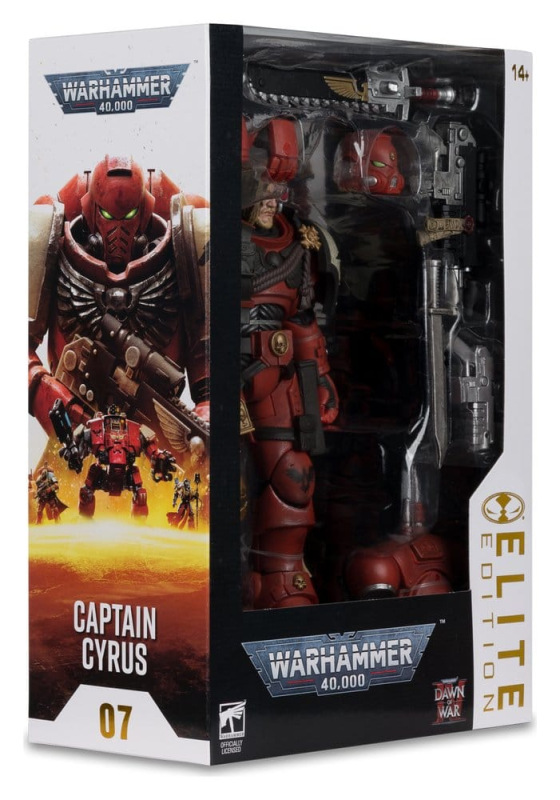 Warhammer 40,000 Dawn of War McFarlane Elite Edition Action Figure Captain Cyrus (Dawn of War 4) 20 7