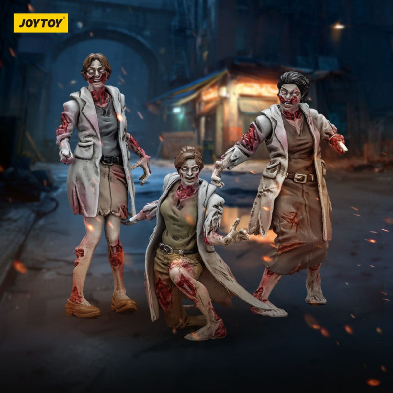 Zombie Dark Source Action Figures 3-Pack Medics 8 cm 10