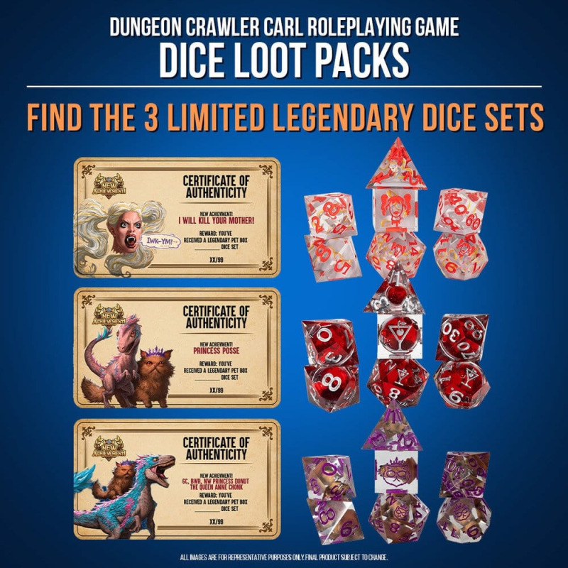 Dungeon Crawler Carl Dice Blind Box Display (20) 2