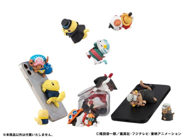 One Piece Mega Cat Project Trading Figure Egghead NyanPieceNyan! Stickie! 3 cm Assortment (8) 13