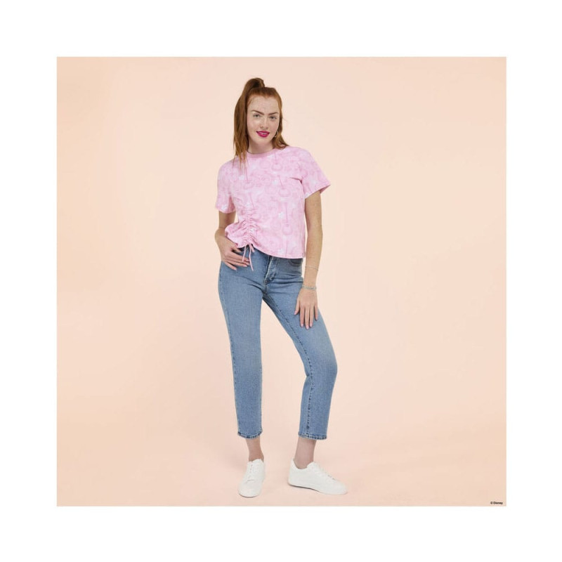 Disney by Loungefly Tee T-Shirt Unisex Hannah Montana Shirred Hem 4