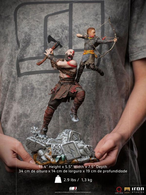 God of War BDS Art Scale Statue 1/10 Kratos & Atreus 34 cm